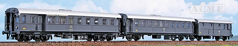 ACME 55352 - H0 - 3-tlg. Set Personenwagen, FS, Ep. IV